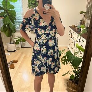 Revolve Privacy Please Mini Wrap Dress